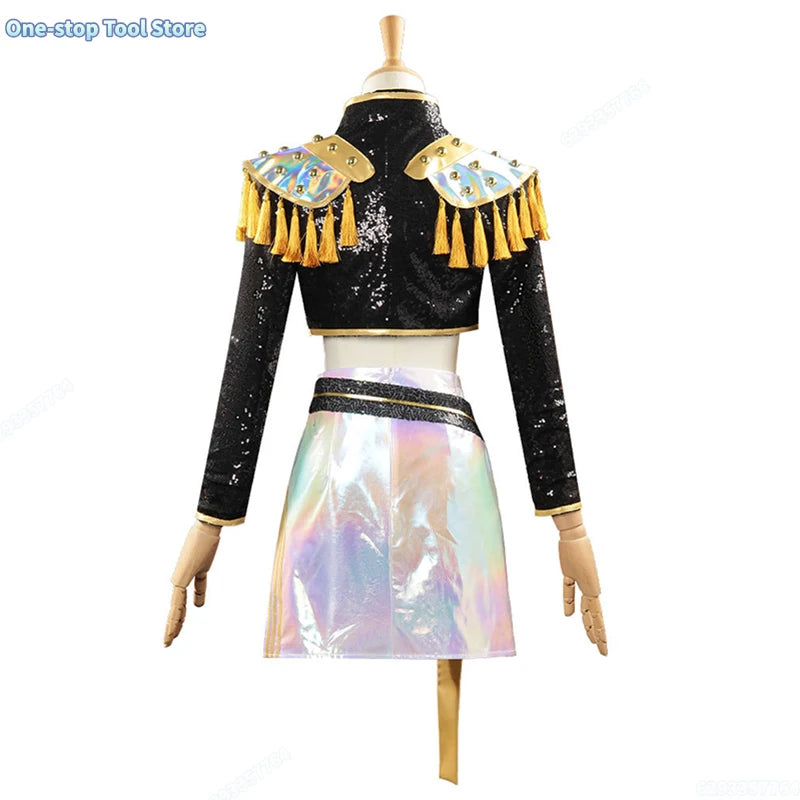 Cosplay Enfant KPop Demon Hunters Huntrix Zoey Golden