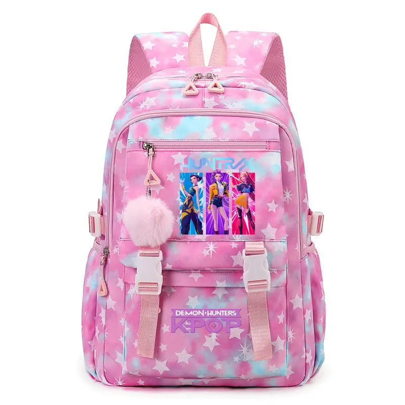 Sac à Dos Ecole KPop Demon Hunters Huntrix Rose Film