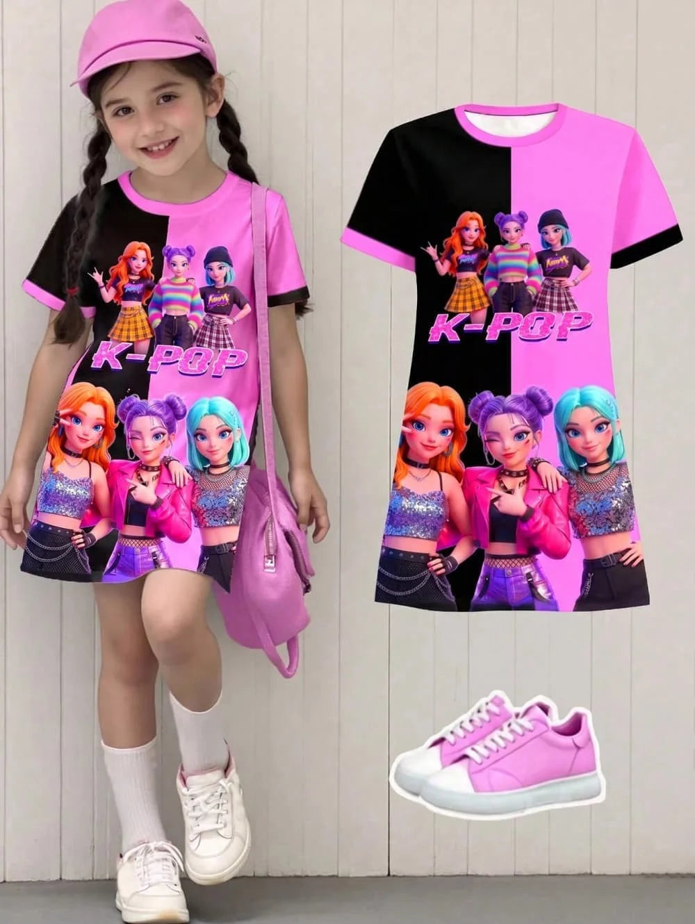 Robe Enfant KPop Demon Hunters Huntrix