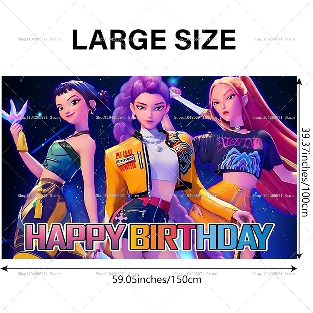 Bannière Anniversaire KPop Demon Hunters — photo 17
