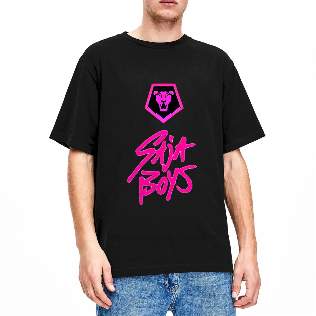 T-shirt KPop Demon Hunters Saja Boys Logo Lion — photo 2