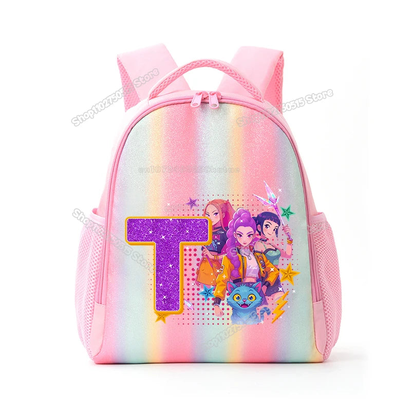 Sac d'Ecole KPop Demon Hunters Lettre Prénom — photo 7
