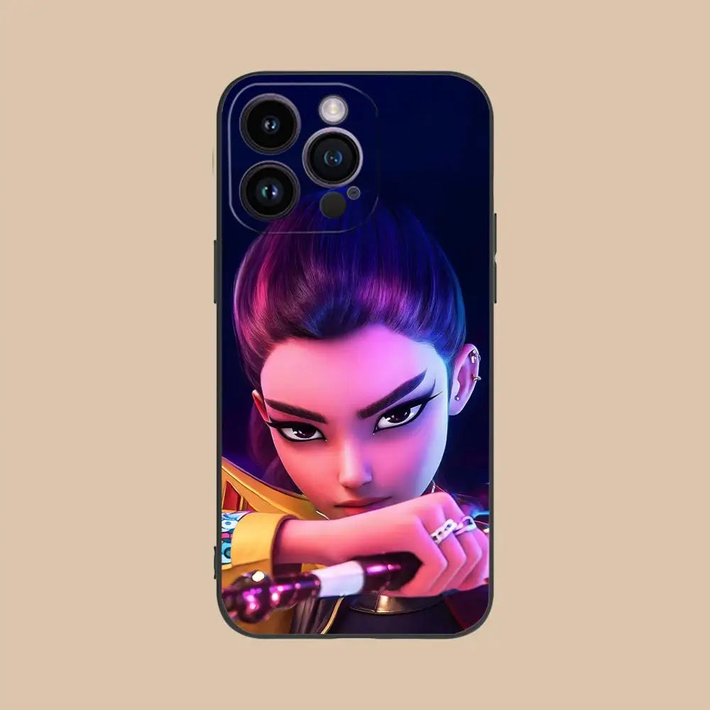 Coque iPhone KPop Demon Hunters Rumi Tenue Blanche — photo 9