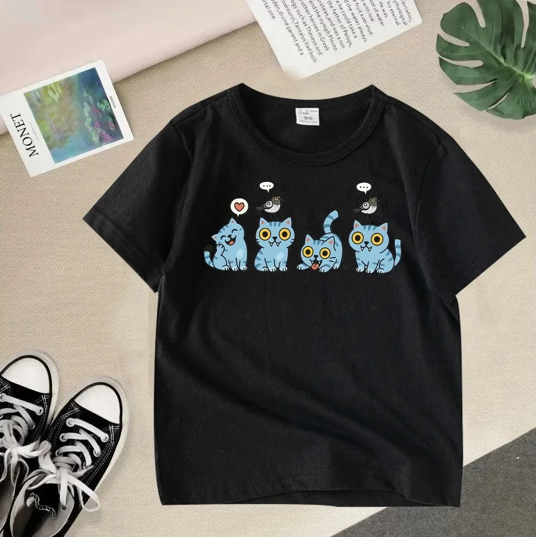 T-Shirt Enfant KPop Demon Hunters Derpy Fleurs