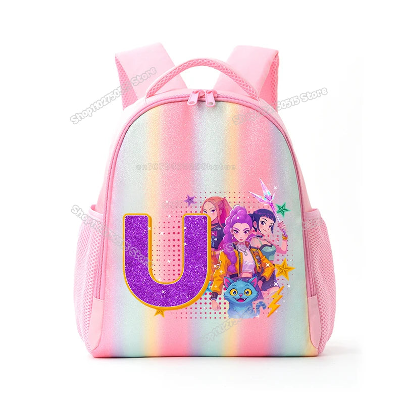 Sac d'Ecole KPop Demon Hunters Lettre Prénom — photo 6