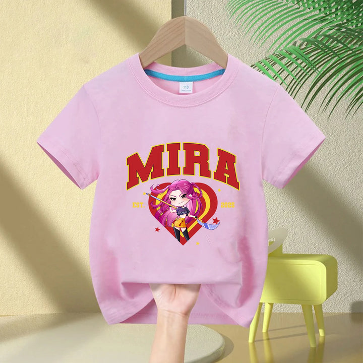 T-shirt Enfant KPop Demon Hunters Huntrix Mira Rose