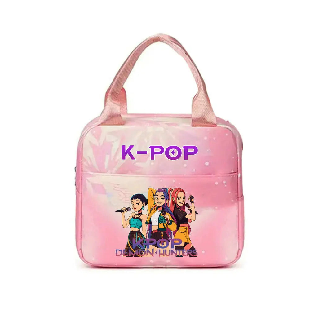 Lunch Bag KPop Demon Hunters Huntrix Et Derpy Bleu — photo 9