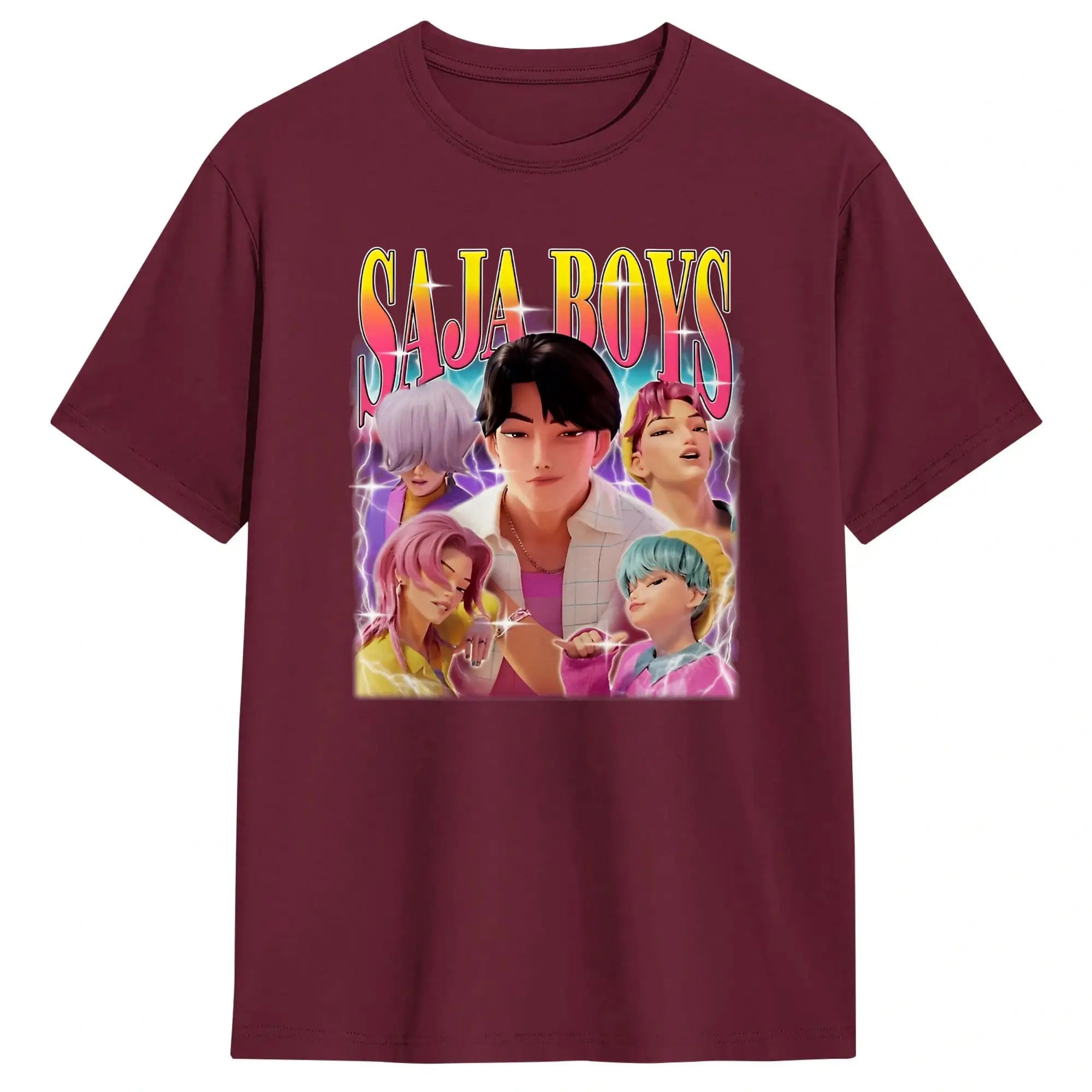 T-shirt KPop Demon Hunters Saja Boys Vintage — photo 12