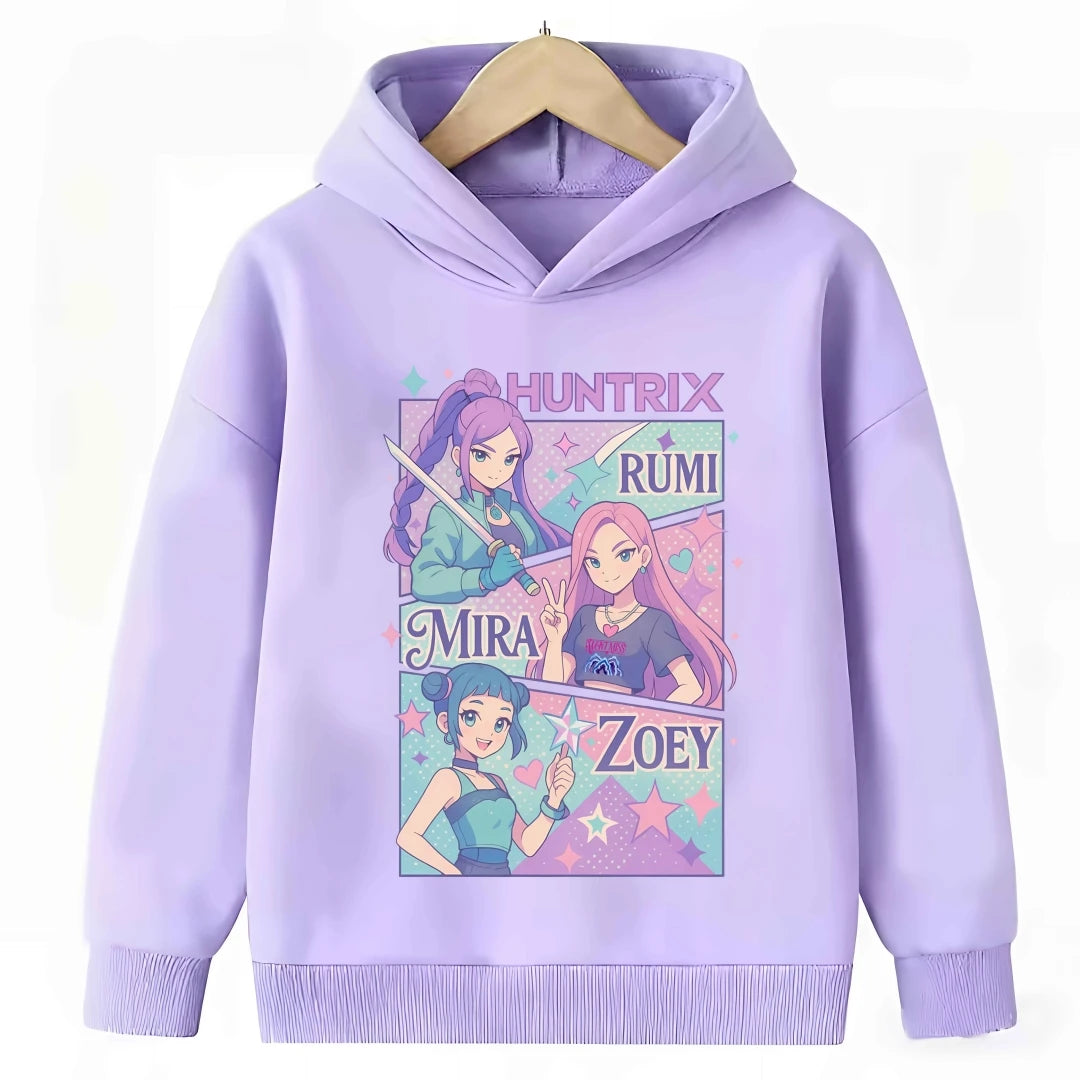 Pull Enfant KPop Demon Hunters Huntrix Rumi Fille — photo 10