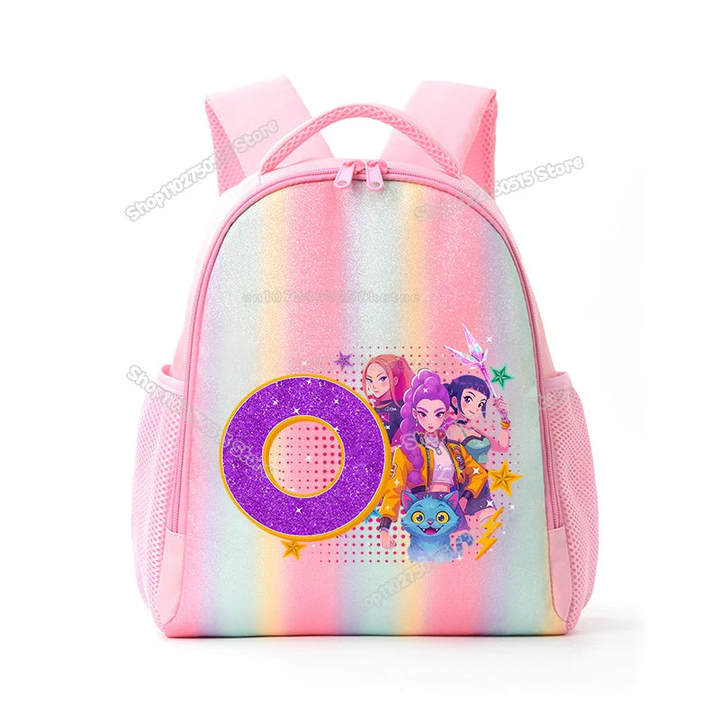 Sac d'Ecole KPop Demon Hunters Lettre Prénom — photo 19