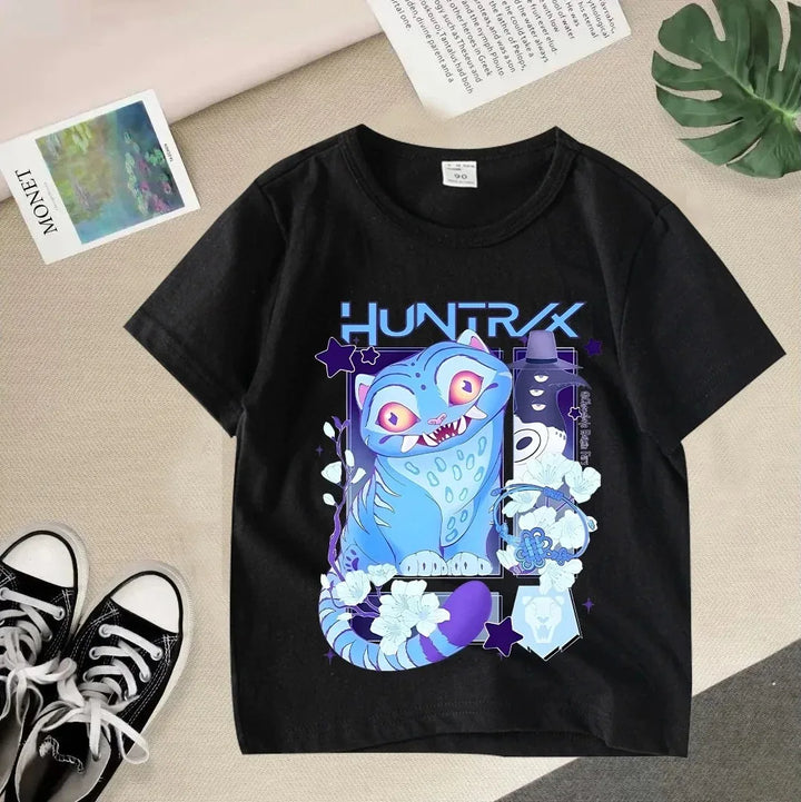 T-Shirt Enfant KPop Demon Hunters Derpy Tigre — photo 2