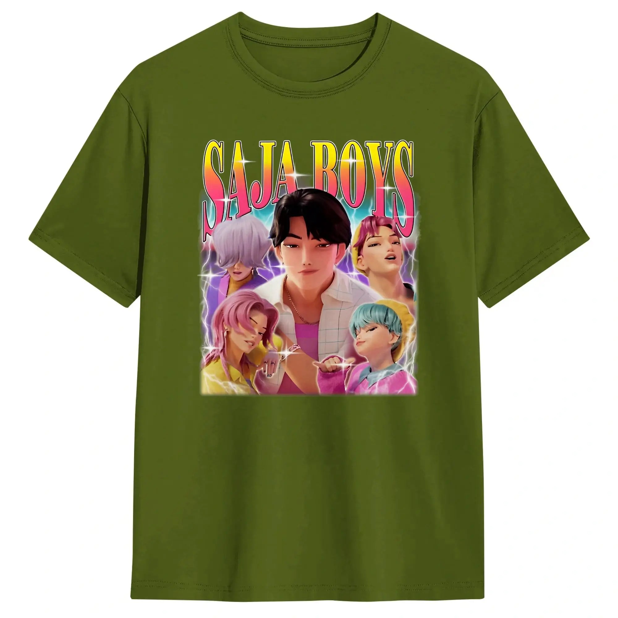 T-shirt KPop Demon Hunters Saja Boys Vintage — photo 13