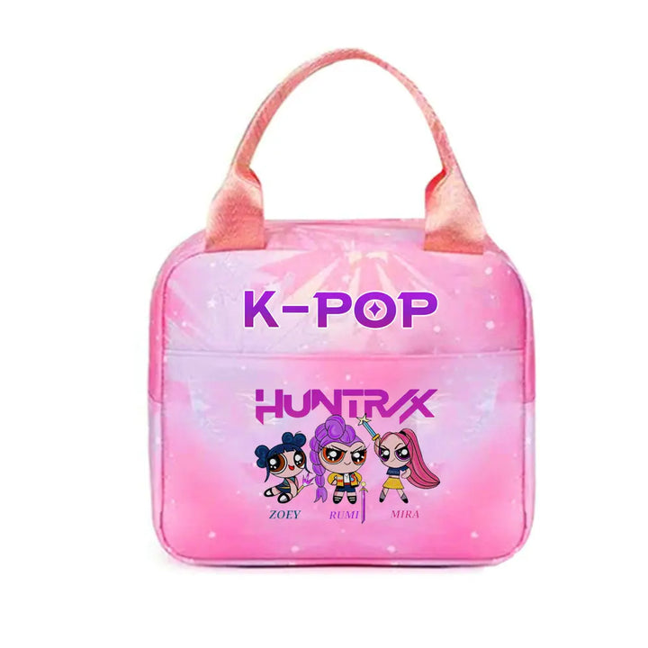 Lunch Bag KPop Demon Hunters Huntrix Super Nana Rose