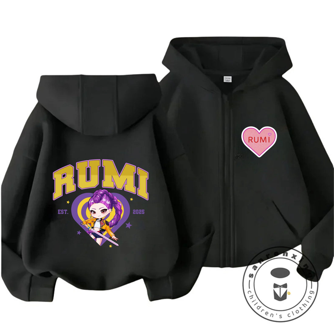 Gilet à Capuche Enfant KPop Demon Hunters Rumi Fille — photo 14