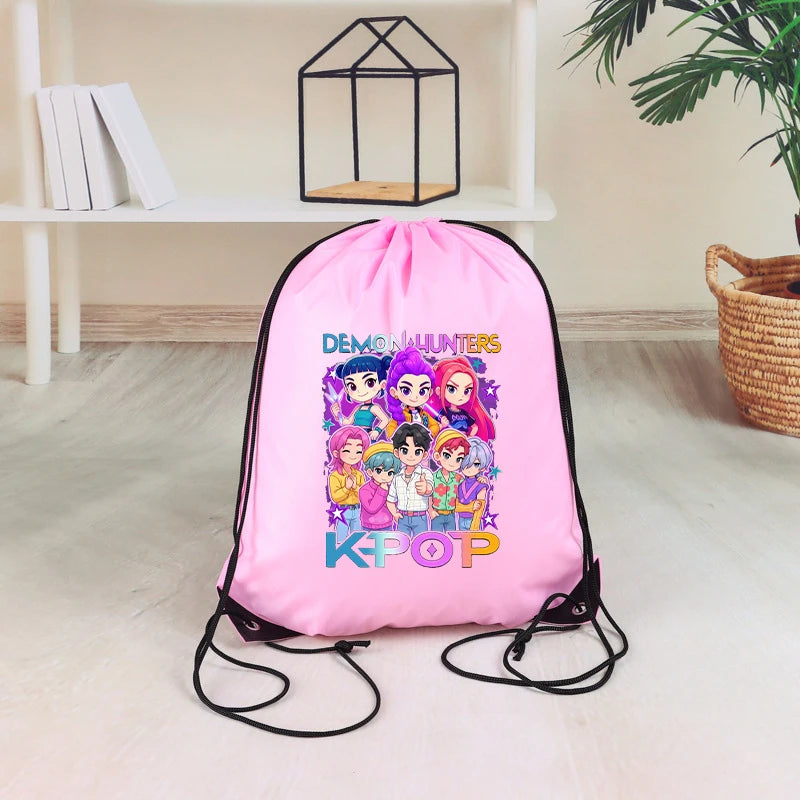 Sac A Cordon KPop Demon Hunters Huntrix Chibi