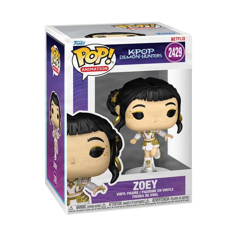 Figurine POP KPop Demon Hunters Huntrix Zoey Golden
