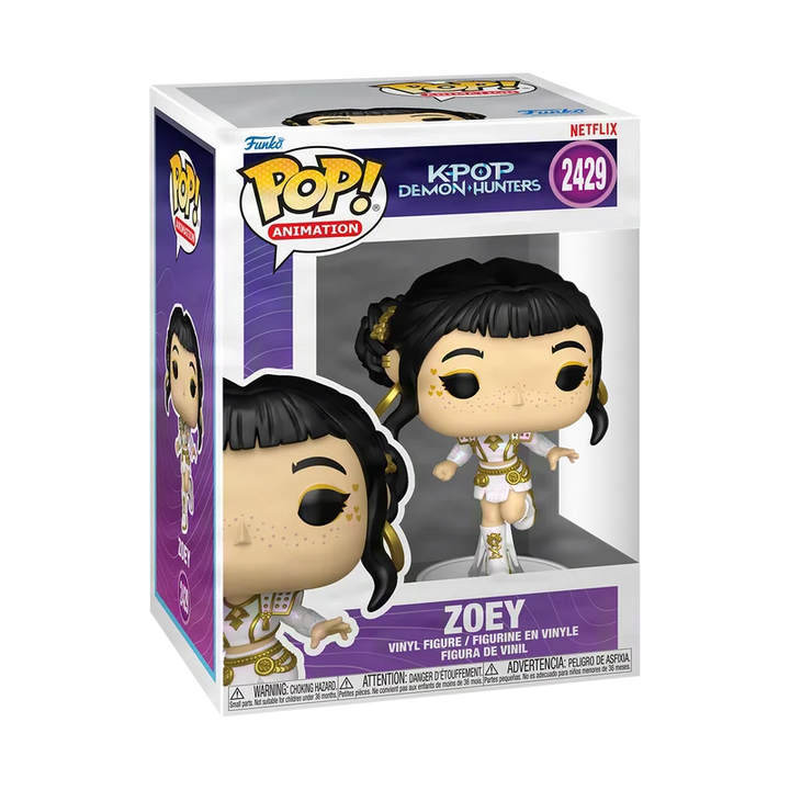 Figurine POP KPop Demon Hunters Huntrix Zoey Golden