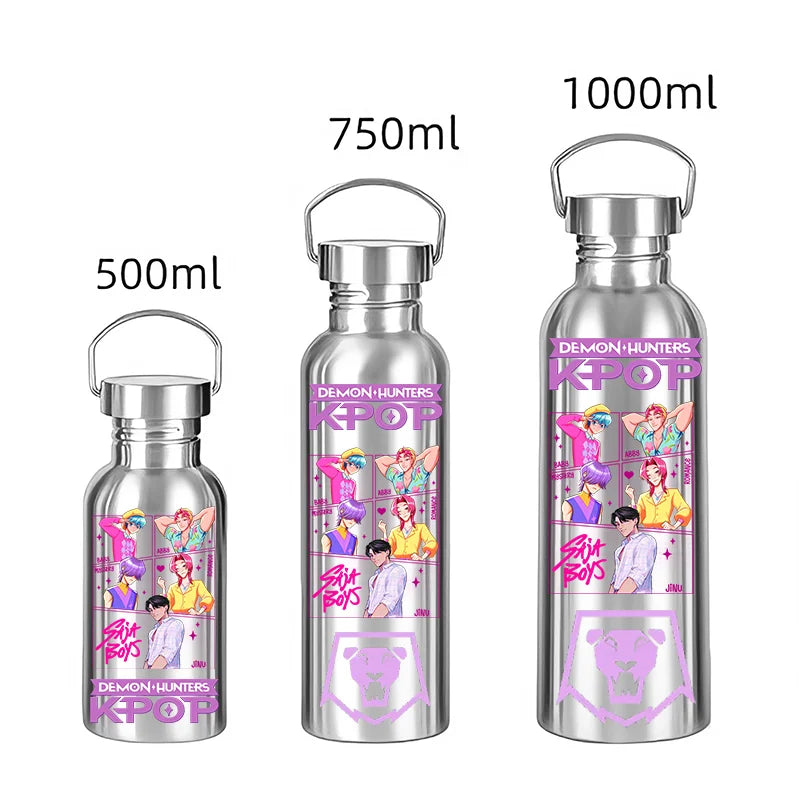 Gourde En Acier Inoxydable KPop Demon Hunters Saja Boys Logo
