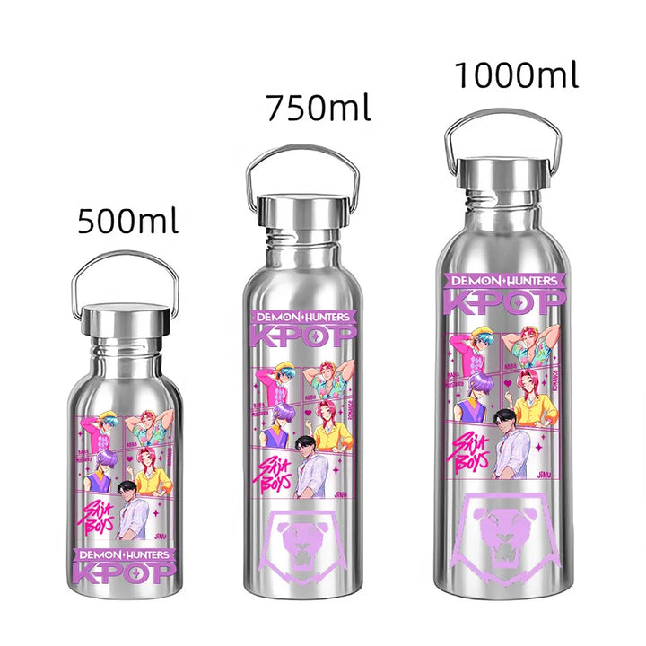 Gourde En Acier Inoxydable KPop Demon Hunters Saja Boys Logo