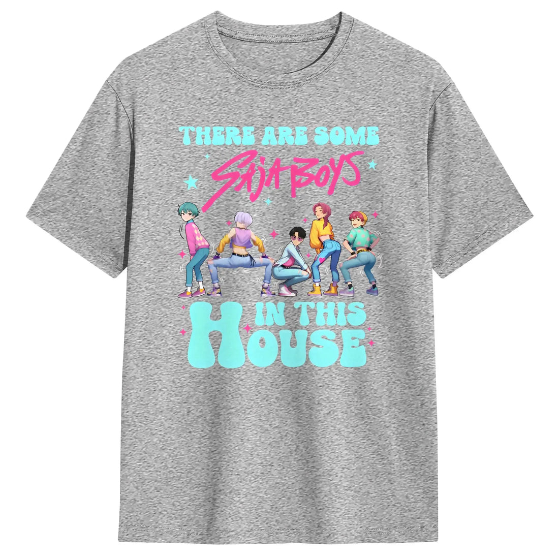 T-shirt KPop Demon Hunters Saja Boys Danse — photo 15