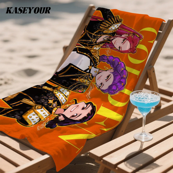 Serviette De Piscine KPop Demon Hunters Golden