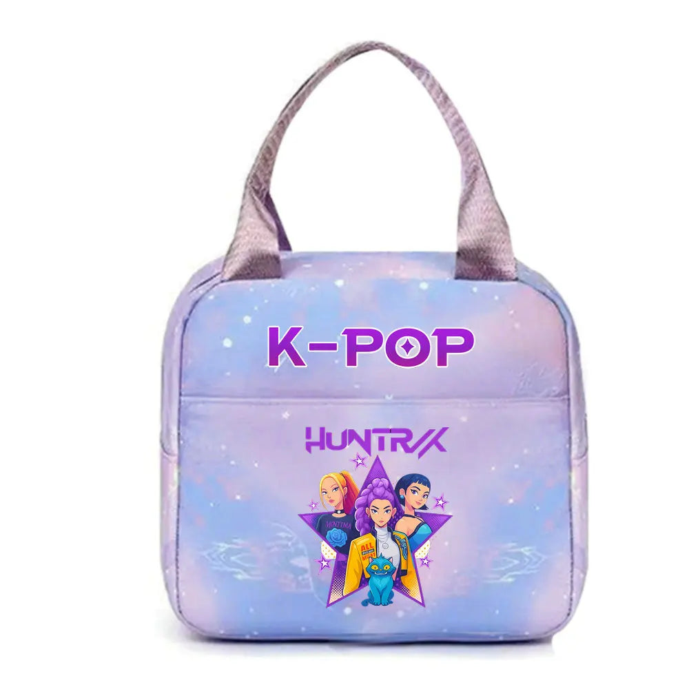 Lunch Bag KPop Demon Hunters Huntrix Et Derpy Bleu — photo 16