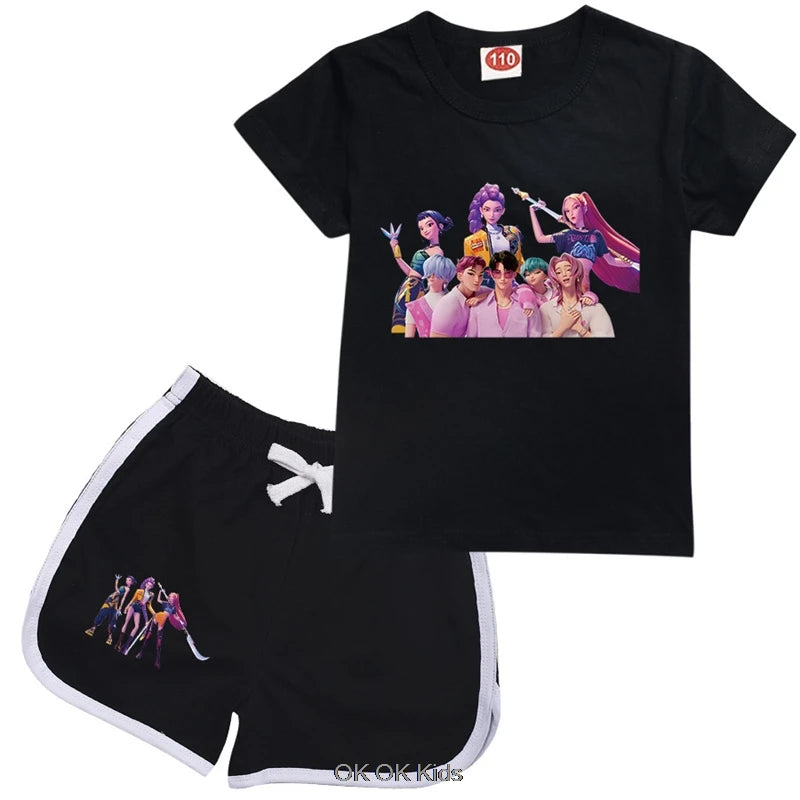 Pyjama Short Enfant KPop Demon Hunters Fille