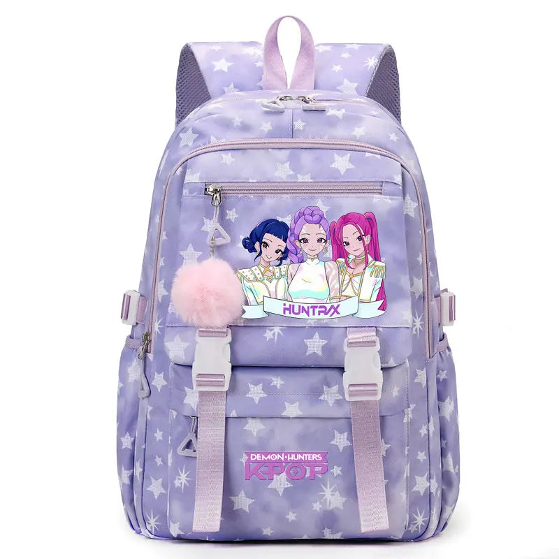Sac à Dos Ecole KPop Demon Hunters Huntrix Golden