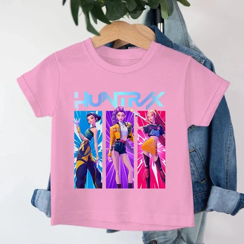 T-shirt Enfant KPop Demon Hunters Etoile