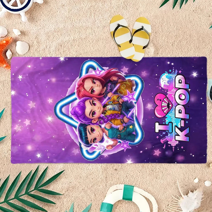 Serviette De Plage KPop Demon Hunters Huntrix — photo 2