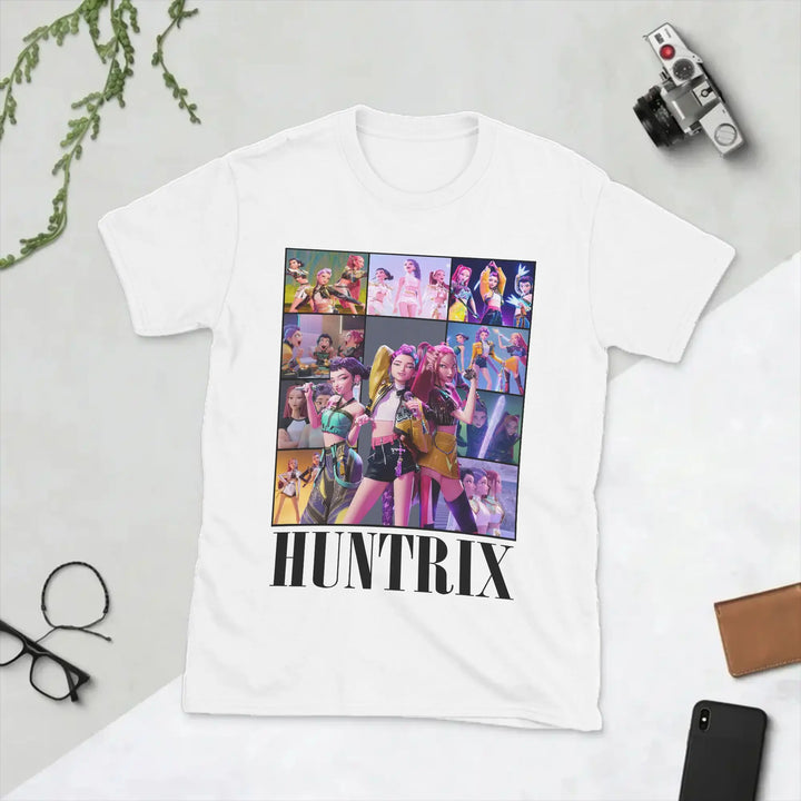 T-shirt KPop Demon Hunters Huntrix Blanc