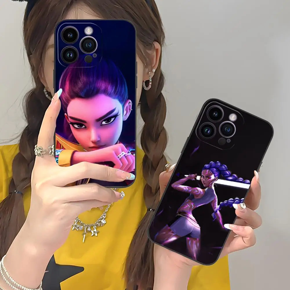 Coque iPhone KPop Demon Hunters Rumi Tenue Blanche — photo 3