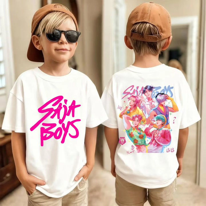T-shirt Enfant KPop Demon Hunters Saja Boys — photo 2