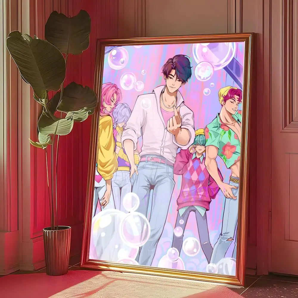 Poster KPop Demon Hunters Saja Boys Affiche