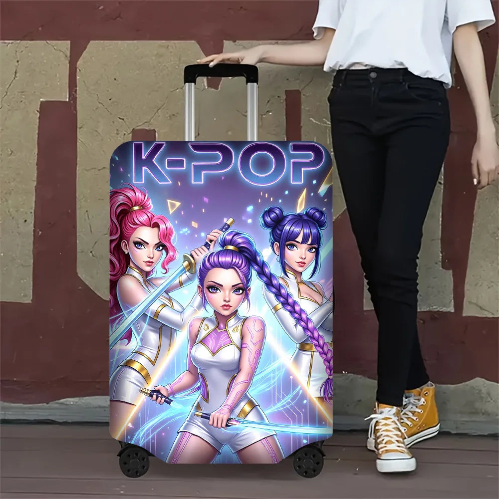 Housse De Valise KPop Demon Hunters Cartoon