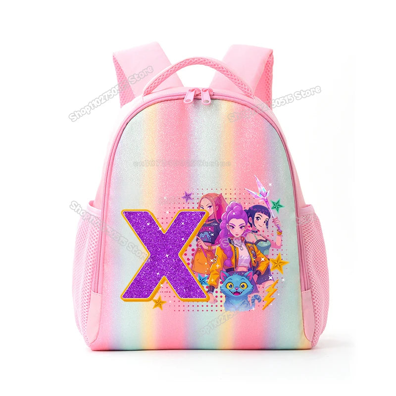 Sac d'Ecole KPop Demon Hunters Lettre Prénom — photo 5