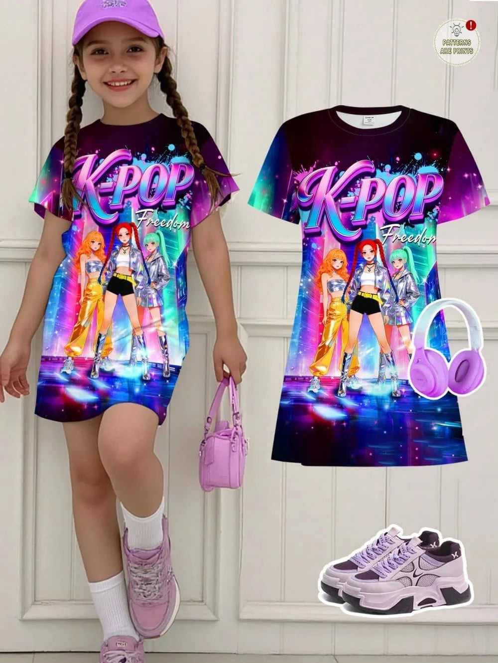 Robe Enfant KPop Demon Hunters Huntrix