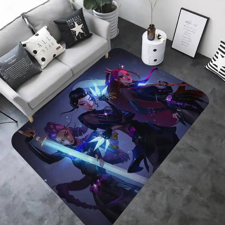 Tapis KPop Demon Hunters Huntrix Démons