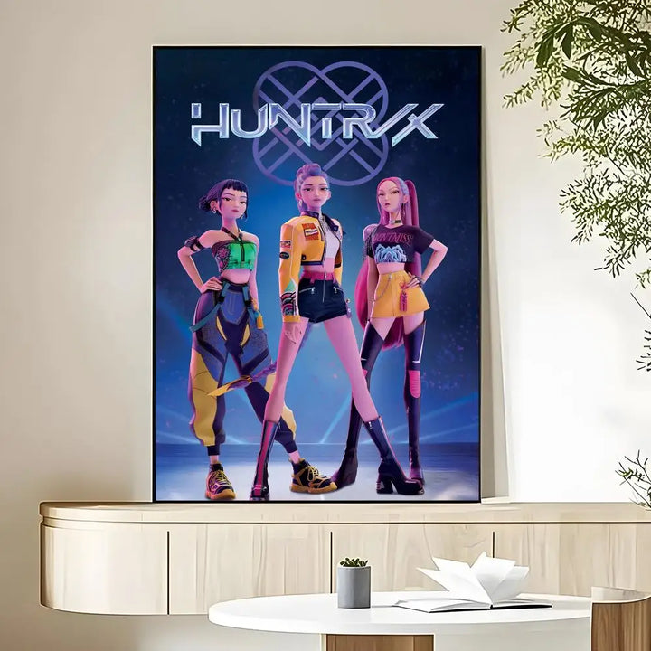 Poster KPop Demon Hunters Dessin Animé