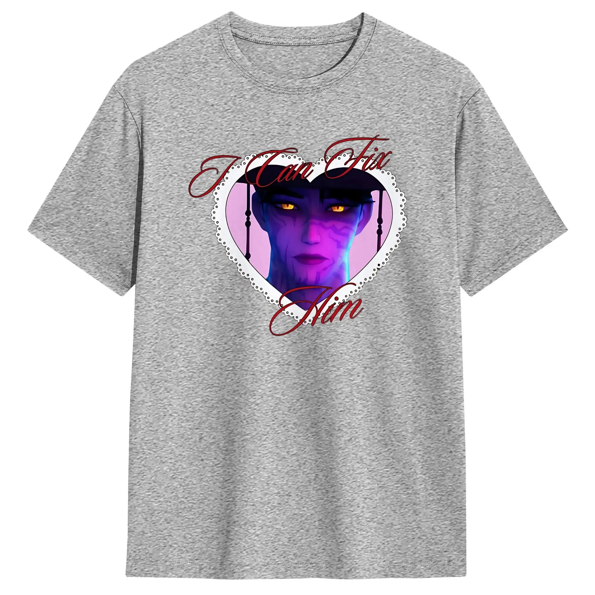 T-shirt KPop Demon Hunters Jinu I Can Fix Him — photo 9