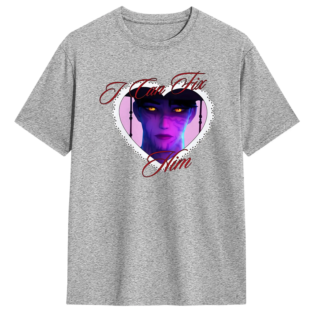 T-shirt KPop Demon Hunters Jinu I Can Fix Him — photo 9