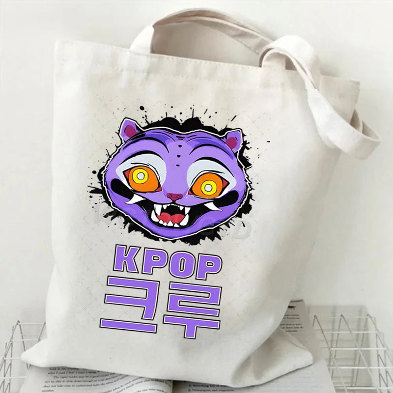Tote Bag KPop Demon Hunters Derpy Violet