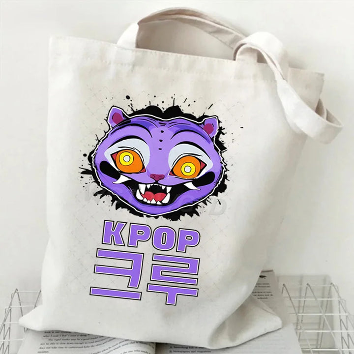 Tote Bag KPop Demon Hunters Derpy Violet