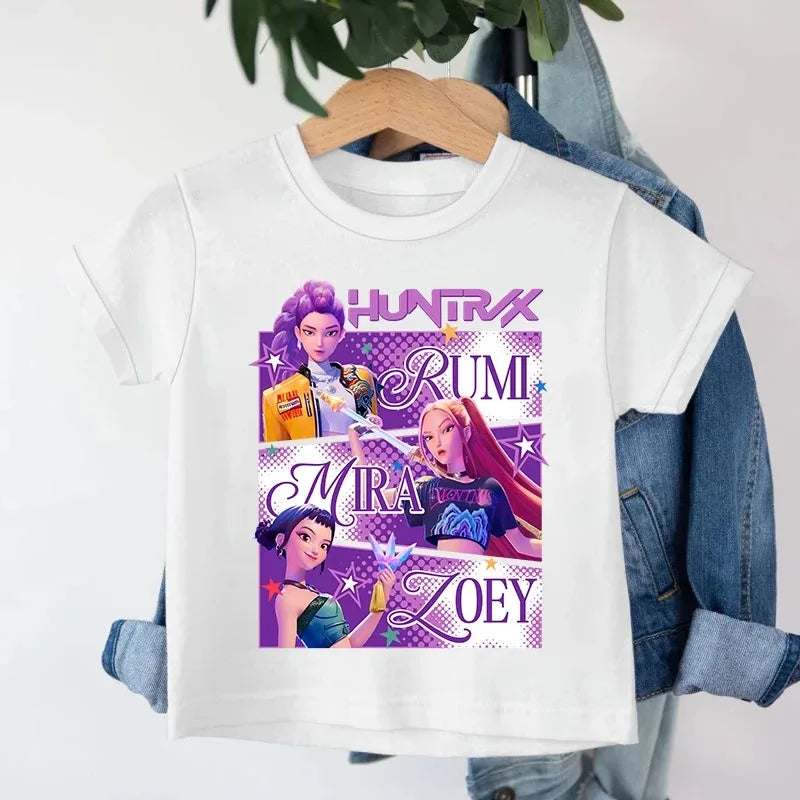 T-shirt Enfant KPop Demon Hunters Huntrix Rose