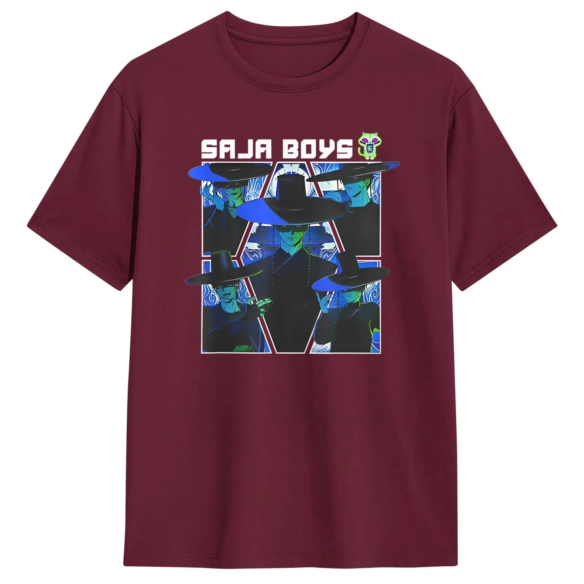 T-shirt KPop Demon Hunters Saja Boys Bleu — photo 14
