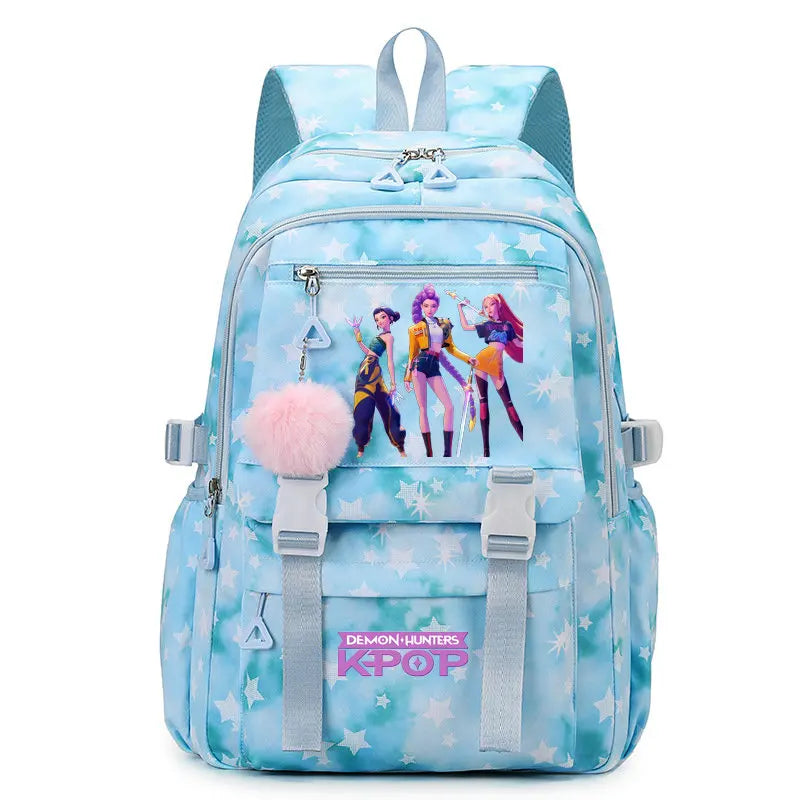 Sac à Dos Ecole KPop Demon Hunters Huntrix Rose — photo 20