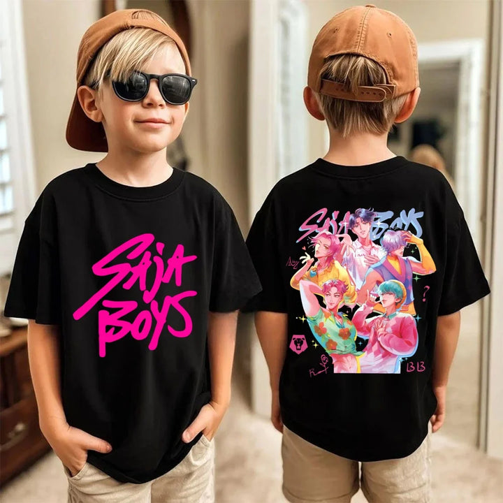 T-shirt Enfant KPop Demon Hunters Saja Boys Film — photo 2