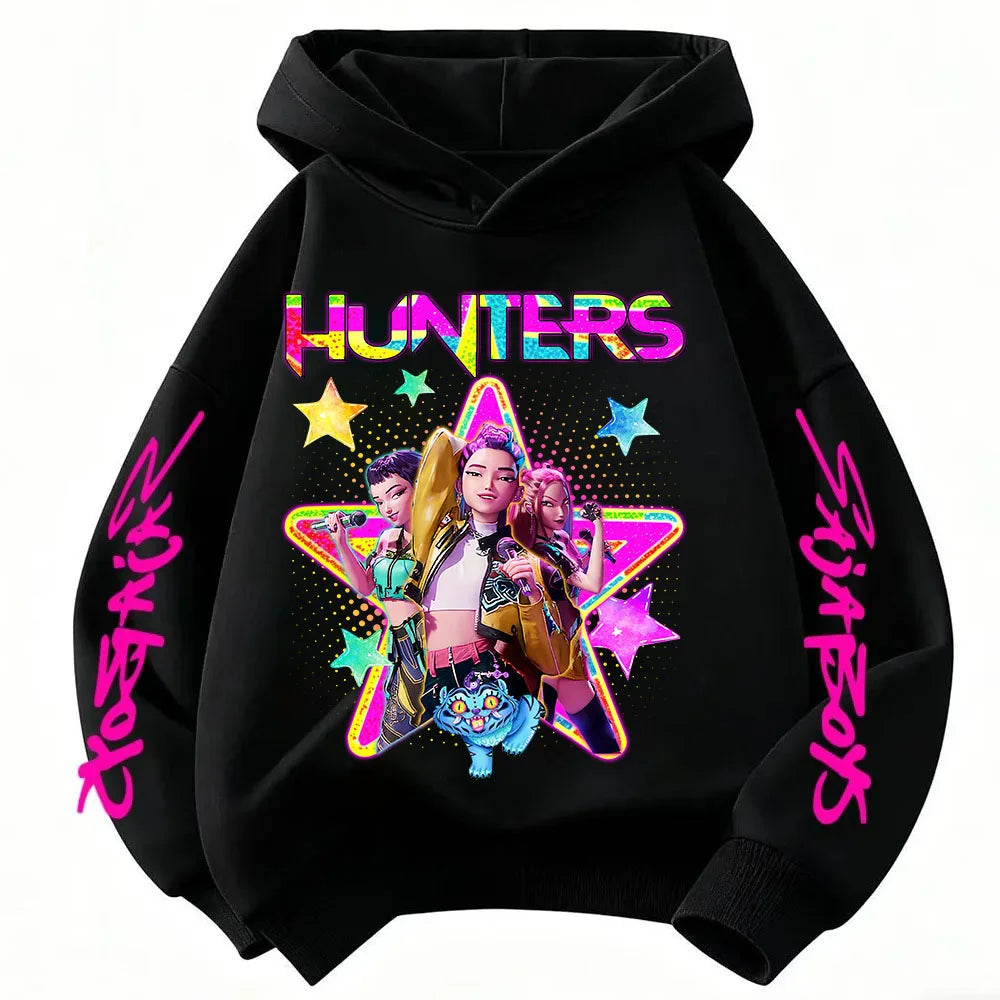 Pull Enfant KPop Demon Hunters Bleu