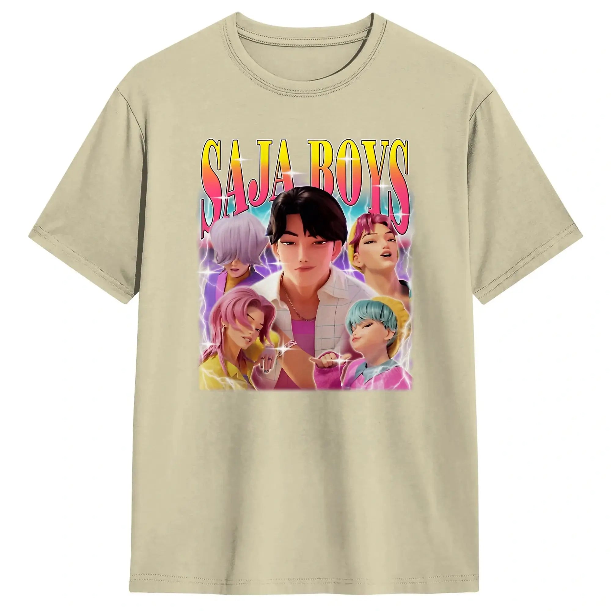 T-shirt KPop Demon Hunters Saja Boys Vintage — photo 11