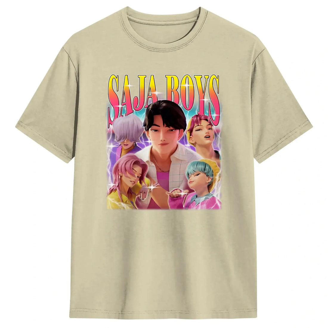 T-shirt KPop Demon Hunters Saja Boys Vintage — photo 11